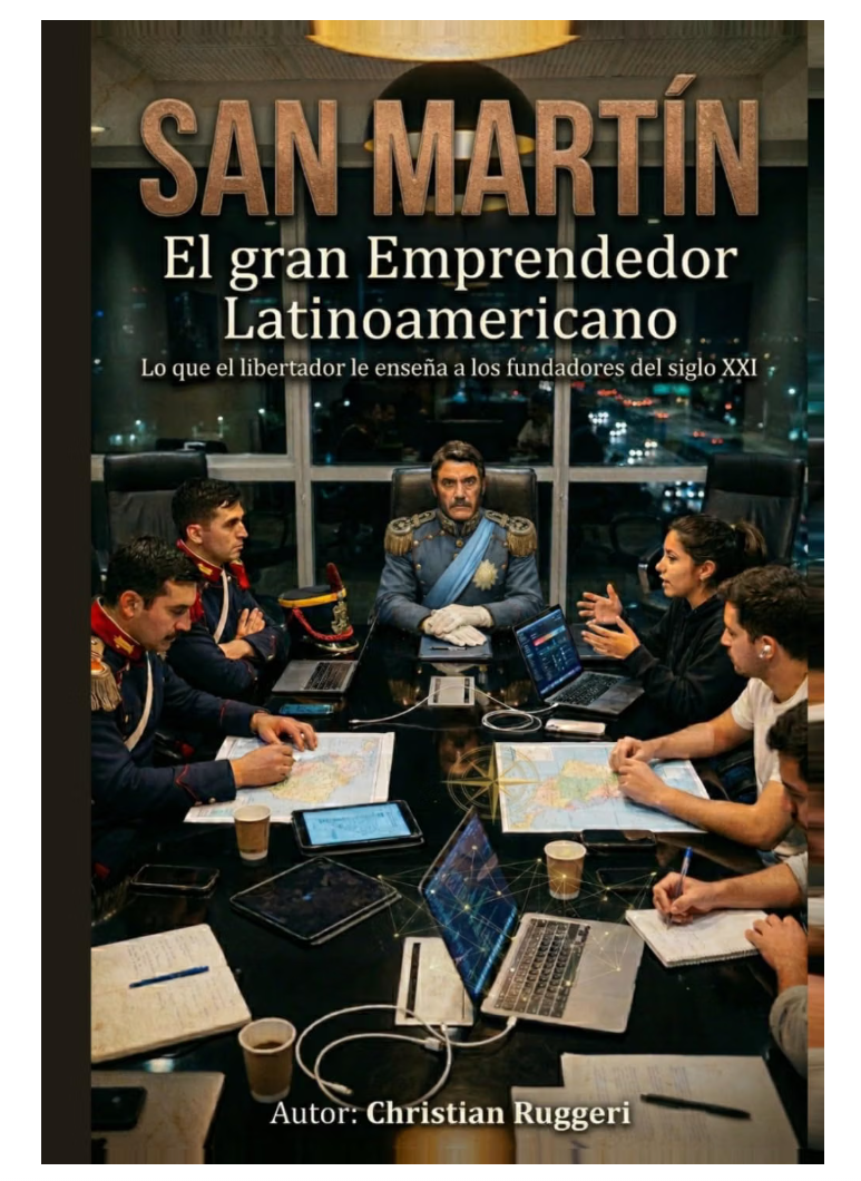 Portada de San Martín: El gran Emprendedor Latinoamericano — Christian Ruggeri